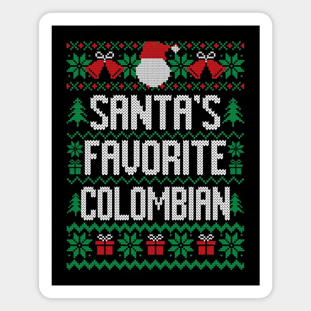 Santa's Favorite Colombian Magnet by Saulene